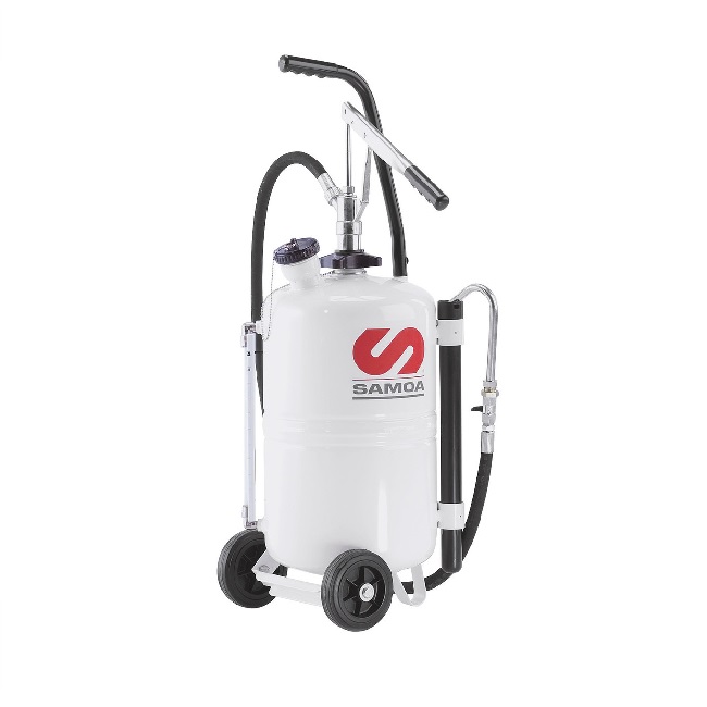 325000 SAMOA Self-Contained 25 Litre Hand Operated Mobile Lubricant Dispenser without Meter